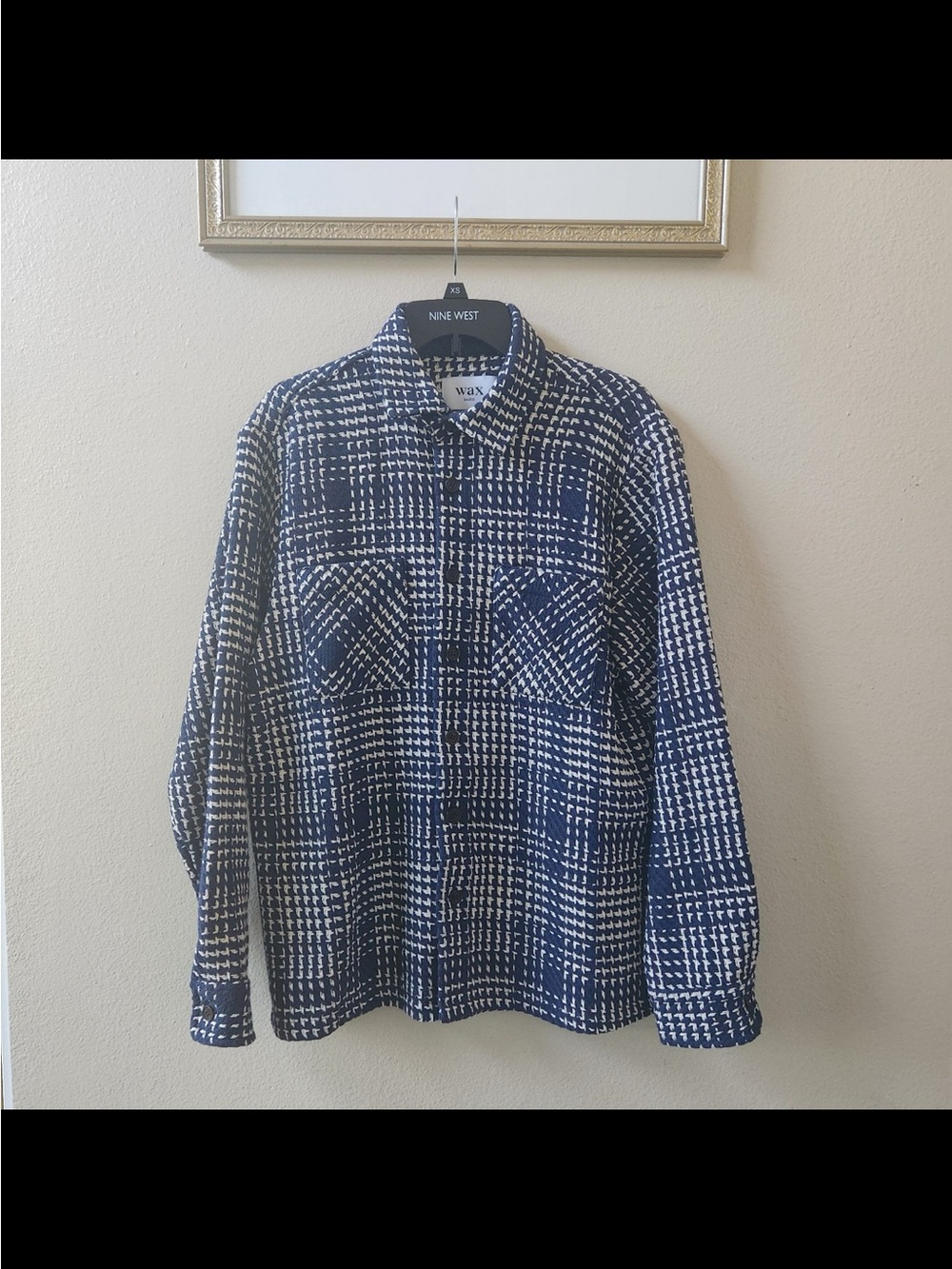 Wax London Whiting Twin Weave Overshirt heavy duty shirt